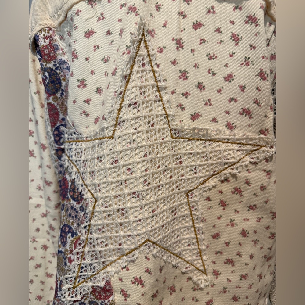 POL Patchwork Star Women's Jacket NWT - image 5